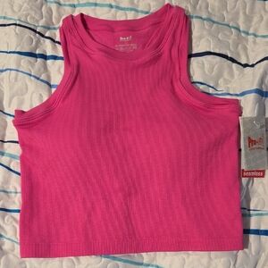 Women's Pink Seamless Tank Top